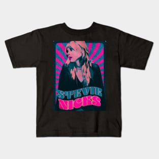 stevie nicks vintage pink color Kids T-Shirt